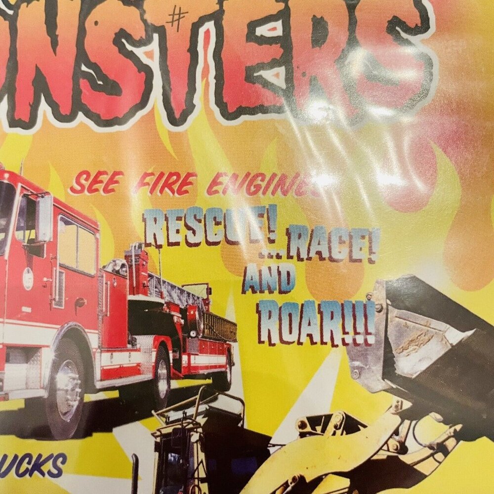 NEW 2 DVDs Totaly Trucks: Fire And Dirt Monsters Fire Engines Big Trucks SEALED - Picture 4 of 14